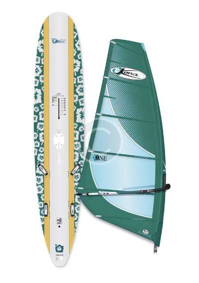 Green Windsurfing Board
