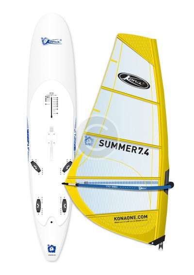 Yellow Windsurfing Sail