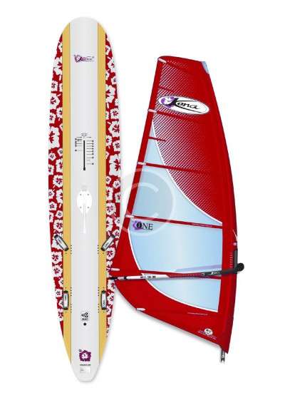 Red Windsurfing Board